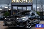 Audi A3 Sportback 45 TFSI e S-Line|CAMERA|ACC|MATRIX|18'', Gebruikt, 4 cilinders, Leder en Stof, Zwart
