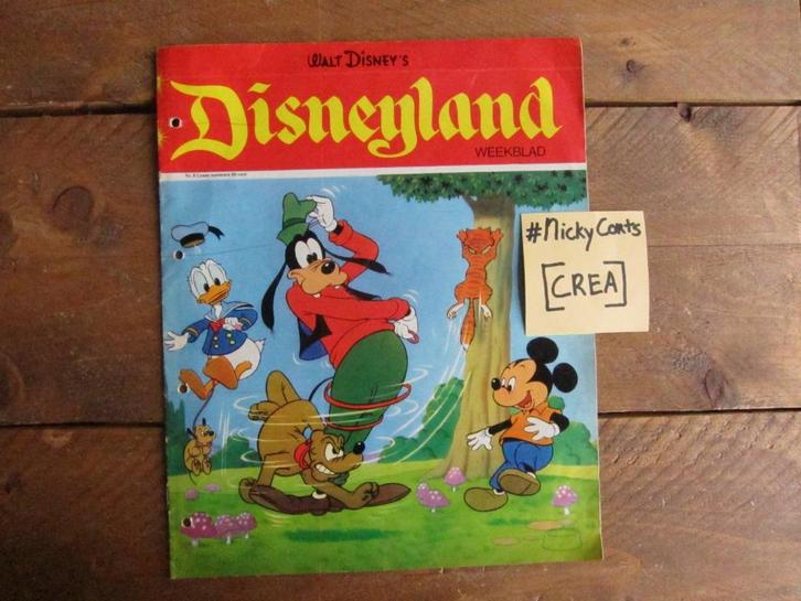 Vintage Disneyland Weekblad nr. 8 17-23 februari 1973, Verzamelen, Disney, Gebruikt, Overige typen, Overige figuren, Ophalen of Verzenden