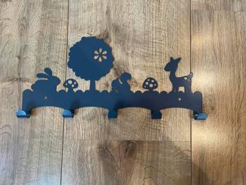 Kapstok bosdieren, kinderen / babykamer, grijs beschikbaar voor biedingen