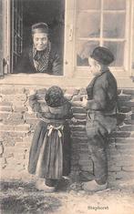 Staphorst Kinderen in streekdracht Klederdracht, Ophalen of Verzenden, Voor 1920, Ongelopen, Overijssel