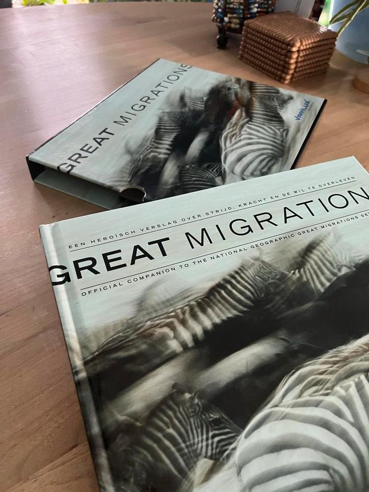 National Geographic: De Grote Trek - Luxe Editie, Boeken, Natuur, Zo goed als nieuw, Natuur algemeen, Ophalen of Verzenden