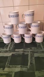 9 Mokken met Boerderij Dieren  CHV, Huis en Inrichting, Nieuw, Ophalen of Verzenden, Overige stijlen, Kop(pen) en/of Schotel(s)