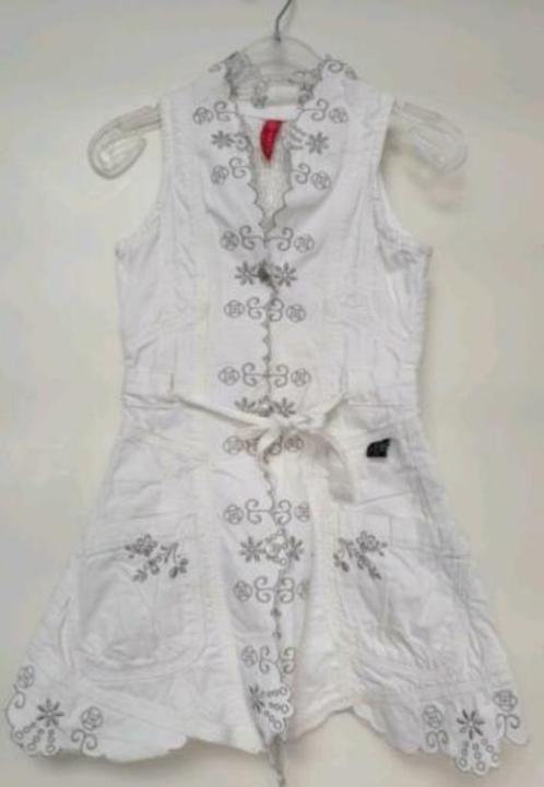 Zomer jurk, wit merk Didi, maat 4 (98-104), Kinderen en Baby's, Kinderkleding | Maat 98, Zo goed als nieuw, Meisje, Jurk of Rok
