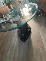 Salon tafel dolfijnen, Huis en Inrichting, Kunststof, Zo goed als nieuw, 75 cm of meer, Ovaal