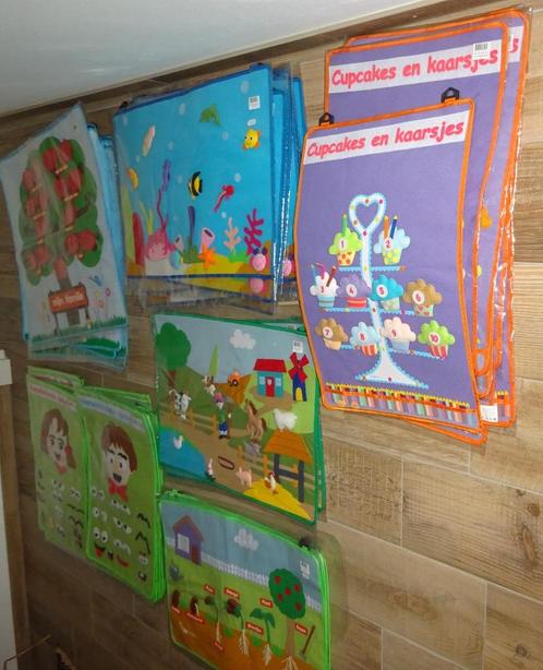 Nieuw Partijtje van:  26  stuks kinder Wandkleden om Spelend, Kinderen en Baby's, Speelgoed | Educatief en Creatief, Nieuw, Knutselen