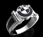 Gave BMW ring ringmaat 20 mm, Sieraden, Tassen en Uiterlijk, Ringen, Ophalen of Verzenden, Nieuw, 20 of groter, Zilver
