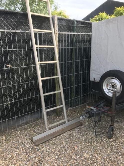 ladderstop ladder De ladderstopper, Doe-het-zelf en Verbouw, Ladders en Trappen, Zo goed als nieuw, 4 meter of meer, Ophalen of Verzenden