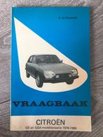 Vraagbaak Citroen GS & GSA 1978-1985 P. Olyslager, Ophalen of Verzenden