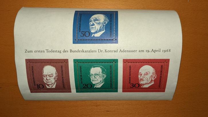 Blok van 4 zegels, DUITSLAND [N727.1246]3, Postzegels en Munten, Postzegels | Europa | Duitsland, Postfris, BRD, Ophalen