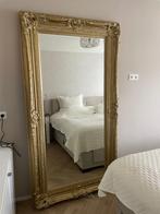 Brocante spiegel met gouden lijst, Huis en Inrichting, Gebruikt, Rechthoekig, 100 tot 125 cm, 200 cm of meer