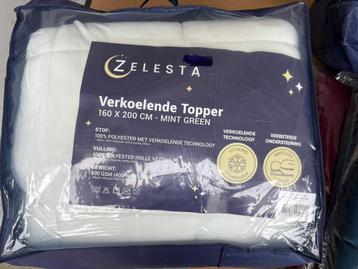 Zelesta Verkoelende Topper 160x200 Mint Green - Nieuw! beschikbaar voor biedingen