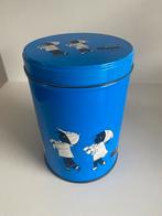 Blauw blik met Jip en Janneke. Hoogte 14,5 cm Drsn. 10 cm., Verzamelen, Ophalen of Verzenden, Zo goed als nieuw, Overige, Overige merken