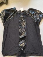 Heren Lak Shirt met Netstof - Fetish - 2XL, Zwart, Nieuw, Overige maten, Ophalen of Verzenden