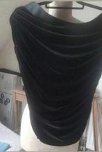 Fluwelen rok, Maat 38/40 (M), H&M, Zwart, Ophalen of Verzenden