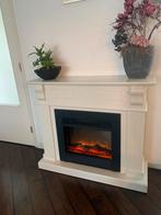 Elektrische haard cq kachel met ombouw, Huis en Inrichting, Ophalen, Gebruikt, Vrijstaande haard, Elektrische haard