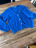 Zgan Kobalt  blauw vestje✨By Bar✨ alpaca wol maat S / M, Ophalen of Verzenden, Zo goed als nieuw, Maat 38/40 (M), Blauw