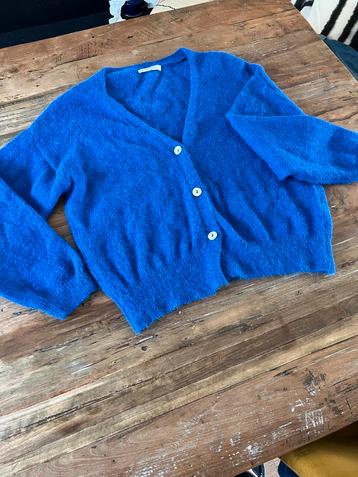 Zgan Kobalt  blauw vestje✨By Bar✨ alpaca wol maat S / M beschikbaar voor biedingen