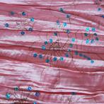 Lap glitterstof, Overige materialen, 120 cm of meer, Ophalen of Verzenden, Roze