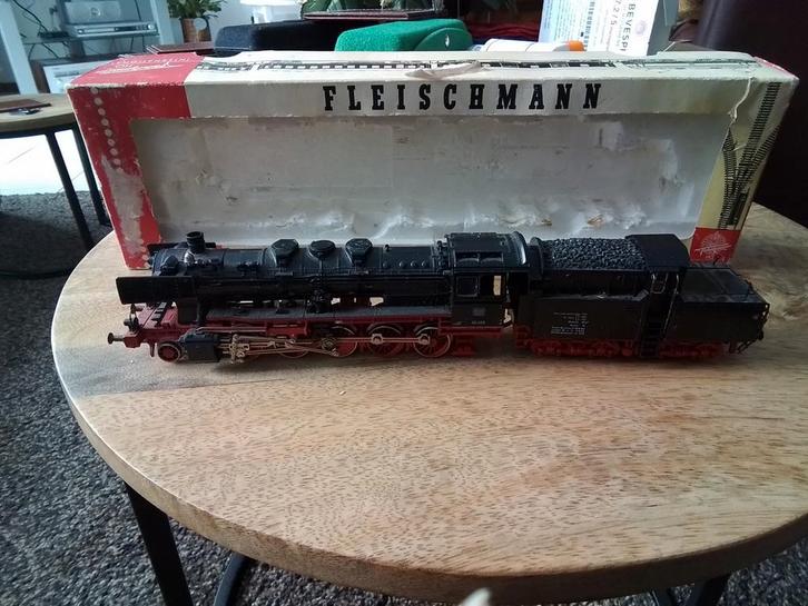 Fleischmann Stoomlocomotief - Perfect Rijdend!, Hobby en Vrije tijd, Modeltreinen | H0, Gebruikt, Locomotief, Gelijkstroom, Fleischmann