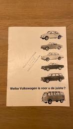 Volkswagen kever 1500 1600 bus t2 folder, Ophalen of Verzenden, Zo goed als nieuw