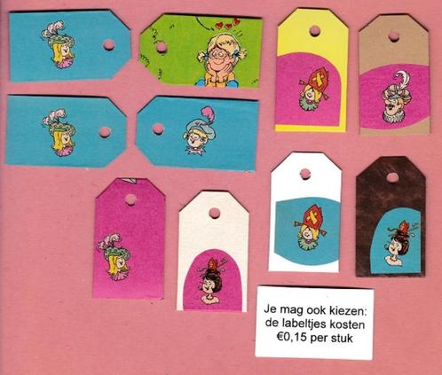 0267) jan jans en de kinderen; labeltjes, Verzamelen, Stripfiguren, Zo goed als nieuw, Overige figuren, Ophalen of Verzenden