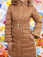 Mooie Guess gewatteerde jas met riem - Maat M, Maat 38/40 (M), Guess, Beige, Nieuw