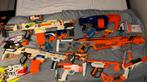 Grote Nerf Collectie met Toebehoren - Alles in 1 Koop, Ophalen of Verzenden, Gebruikt