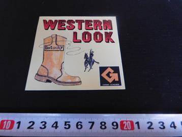 sticker GARANT schoenen Western Look  Ken Tucky  beschikbaar voor biedingen