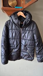 H&M zwarte glans gevoerde jas mt 40 hele mooie staat, Maat 38/40 (M), H&M, Zwart, Ophalen of Verzenden
