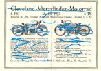 Cleveland 4 cylinder folder 1927 motorcycle motor (CL), Ophalen of Verzenden, Overige merken