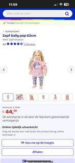 Zalpf Creations Sally Pop 63cm - sinterklaas, Kinderen en Baby's, Speelgoed | Poppen, Ophalen of Verzenden, Gebruikt, Babypop