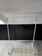 Verstelbaar kledingrek wit RIGGA van IKEA, Ophalen, Met wielen, Zo goed als nieuw