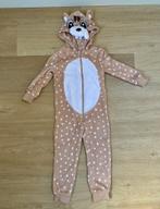Onesie bruin / wit van een hertje, Zeeman, maat 98 t/m 110, Zeeman, Overige typen, Meisje, Ophalen of Verzenden