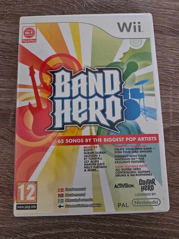 Band Hero (Wii), Spelcomputers en Games, Games | Nintendo Wii, Zo goed als nieuw, Muziek, 1 speler, Vanaf 12 jaar, Ophalen of Verzenden