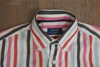 IZGS: Arrow overhemd rood/wit/blauw/roze gestreept; medium, Gedragen, Arrow, Ophalen of Verzenden, Halswijdte 39/40 (M)