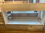 Bunk bed frame with storage shelves, Ophalen of Verzenden, Zo goed als nieuw