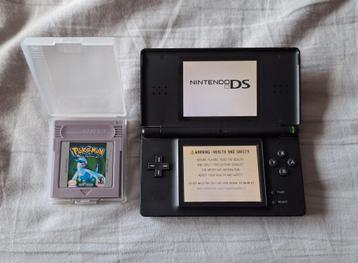 Nintendo DS Lite Zwart + Pokémon Silver (repro) beschikbaar voor biedingen