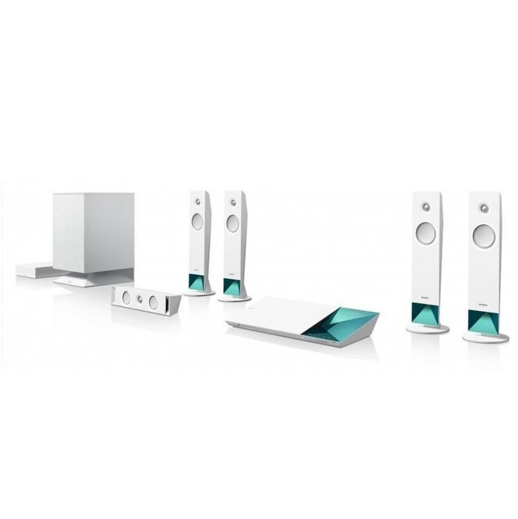 Sony BDV-N7100W 5.1 1000W 3D Wit home cinema-systeem blu-ray, Ophalen, Gebruikt, Blu-ray-speler, 70 watt of meer
