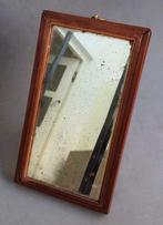 1875-1900 Spiegel Reisspiegel Barbier Shop Kapper Kapsalon, Ophalen of Verzenden, Rechthoekig, Minder dan 50 cm, Minder dan 100 cm