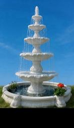 Prachtige Franse fontein van 2 meter hoog., Tuin en Terras, Ophalen of Verzenden, Gebruikt, Beton, Fontein