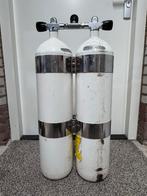 Dubbel 12 duikfles set, Watersport en Boten, Duiken, Ophalen, Gebruikt, Duikfles