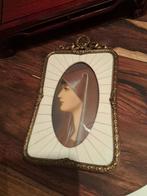 Antiek portret miniatuur, Antiek en Kunst, Kunst | Schilderijen | Klassiek, Ophalen of Verzenden