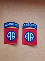 Reproductie 82nd Airborne patch(es), Verzamelen, Militaria | Tweede Wereldoorlog, Embleem of Badge, Amerika, Ophalen of Verzenden