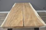 Superactie! Suar boomstamtafel 250 cm, Verzenden, Nieuw, Rond, Metaal