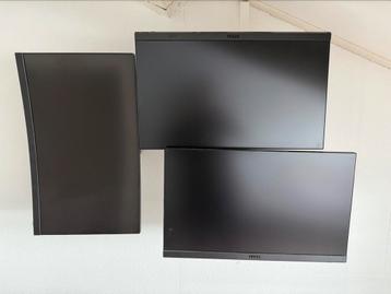 3x MSI Optix monitor  3x 24inch en 144hz beschikbaar voor biedingen
