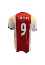 Kasper Dolberg gesigneerd AFC Ajax 25/26 thuis Shirt, Soccersignings.nl, Shirt, Ophalen of Verzenden, Zo goed als nieuw
