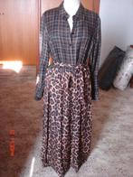 Maxi dress van Geisha ruit/panter 40, Kleding | Dames, Maat 38/40 (M), Ophalen of Verzenden, Zo goed als nieuw, Onder de knie