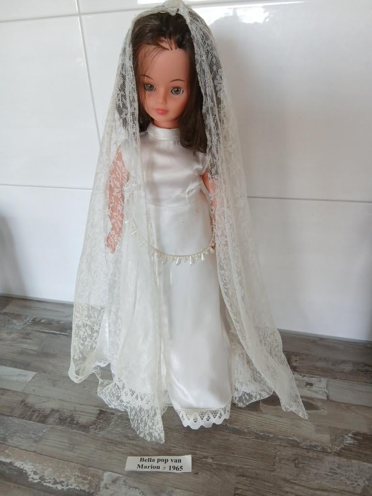 Vintage Bella Pop Marion 1965 Bruidspop, Ophalen of Verzenden, Gebruikt, Overige typen