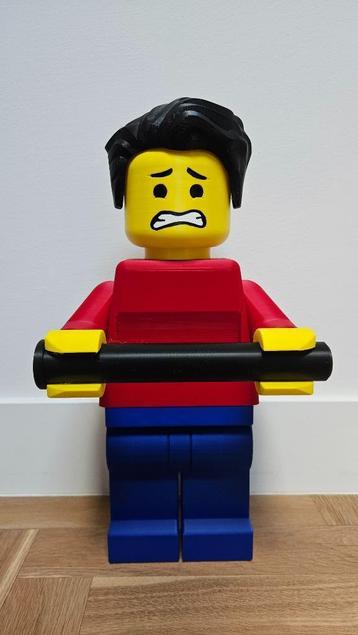 LEGO geïnspireerde toiletpapier muurhouder beschikbaar voor biedingen