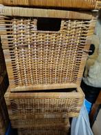 Rieten mand (vakkenkast) IKEA, Huis en Inrichting, Woonaccessoires | Schalen en Manden, Ophalen, Gebruikt, Mand, Riet